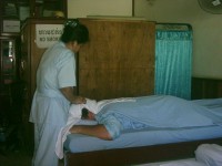 Massage im Seeing Hands in Sihanoukville (alle Angestellten sind blind)